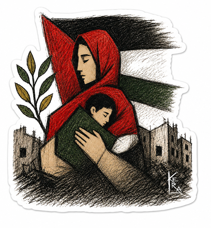 Adesivi Palestina Libera